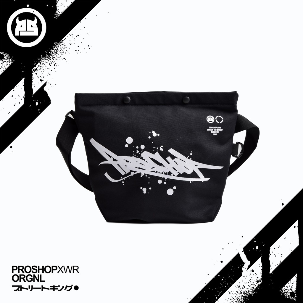 Jual Sling Bag Ps Graffiti Sling Bag Pria Sling Bag Distro Hitam Shopee Indonesia