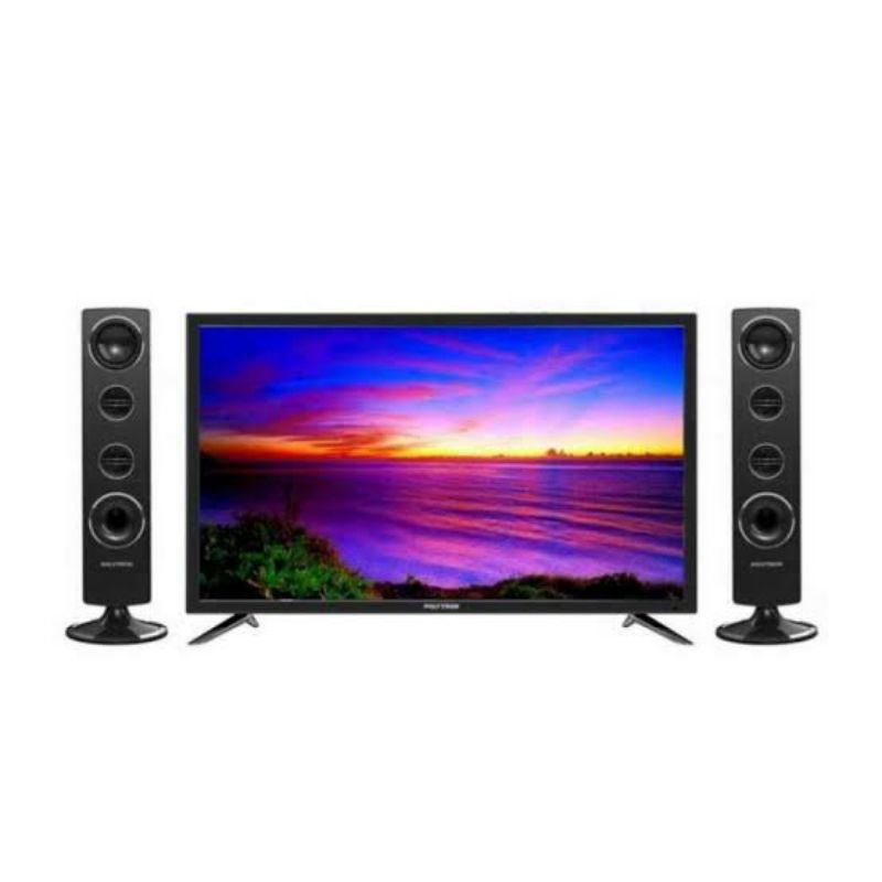 Jual TV LED POLYTRON 24 INCH SPEAKER TOWER LED POLYTRON 24 INCH SPEAKER