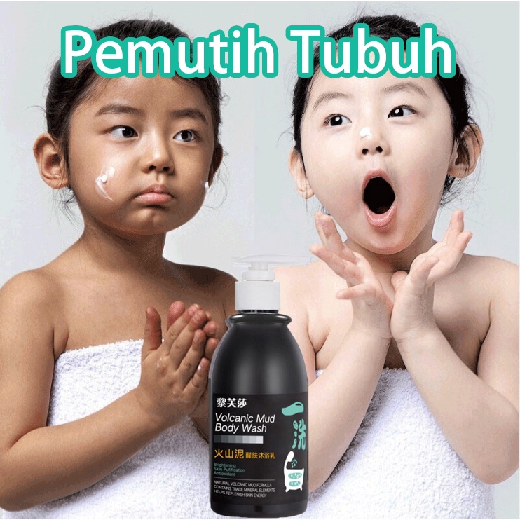 Jual Lumpur Vulkanik Body Wash Sabun Pemutih Badan Whitening Body Wash Sabun Mandi Cair 250ml