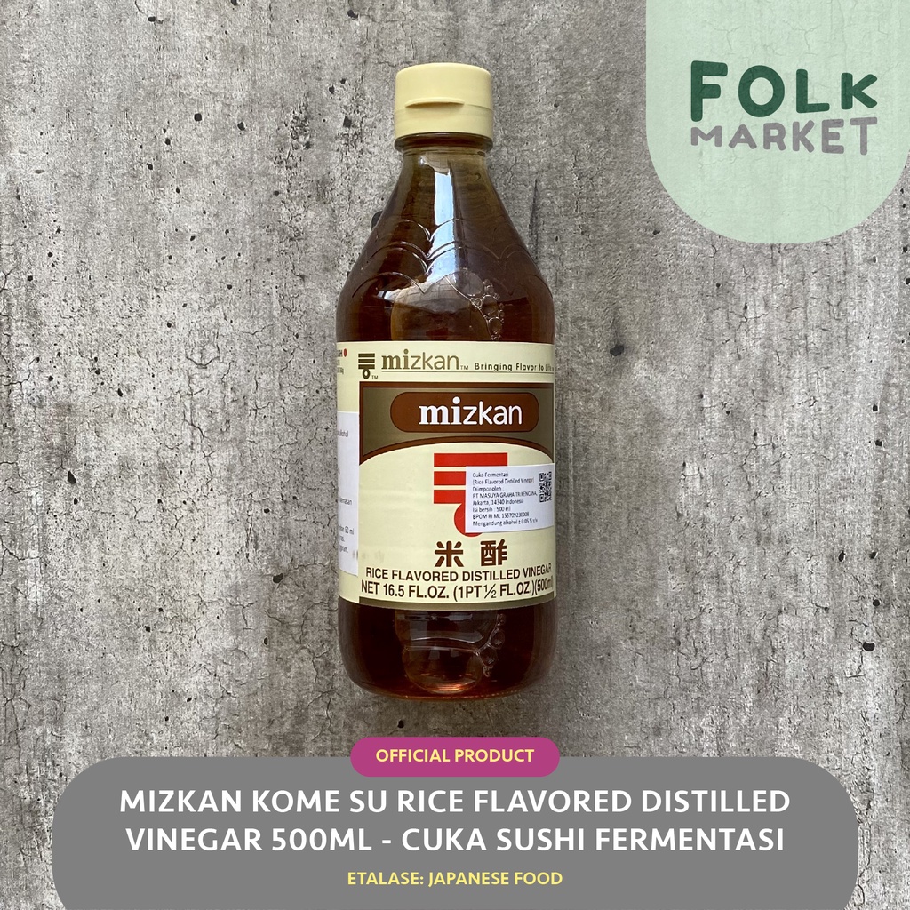 Jual MIZKAN Kome Su 500ml Rice Flavored Distilled Vinegar / Cuka
