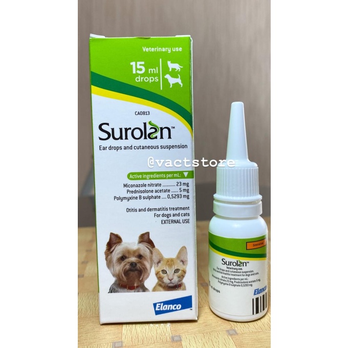 Jual promo!! SUROLAN EAR DROP OBAT TETES TELINGA KUCING ANJING