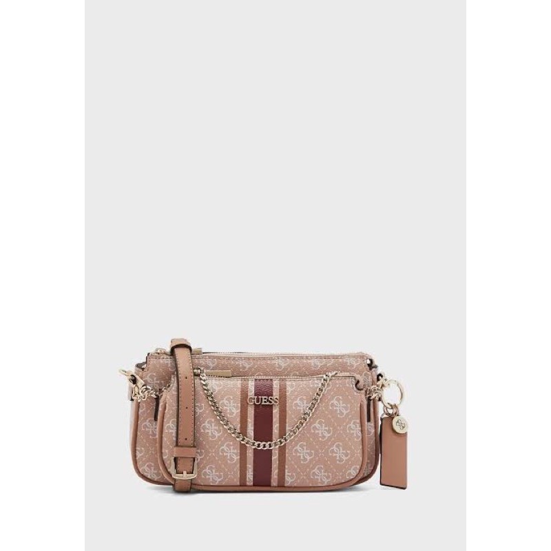 Jual Guess ARIE 4G Logo Double Pouch Crossbody Tas guess (WAJIB TANYA