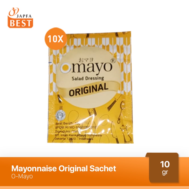 Jual Omayo Mayonnaise Original Sachet 10gr [10 Pcs x 10 gr] Shopee