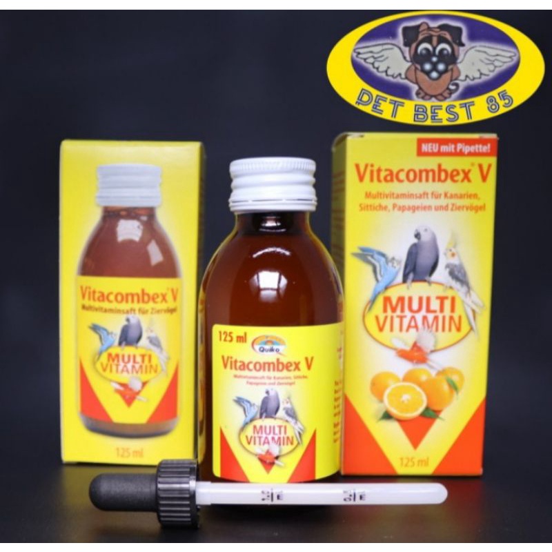 Jual V Multi Vitamin Bird 125ml Quiko / Vitamin Burung