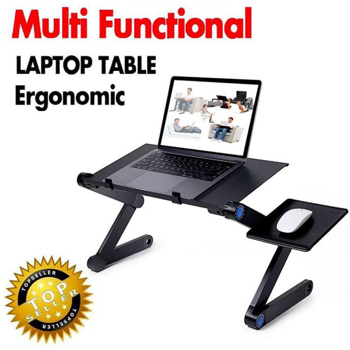 Jual Multi Fungsional Portable Laptop Table Ergonomic With Mouse Desk