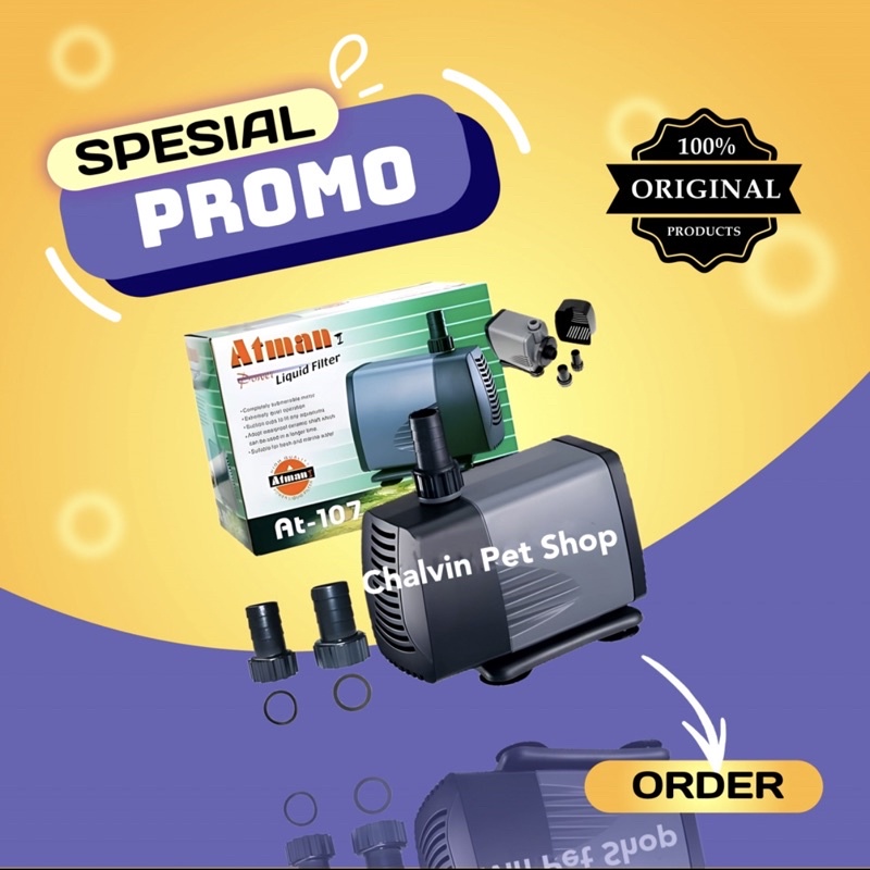Jual Pompa Air Water Pump Atman At107 Shopee Indonesia