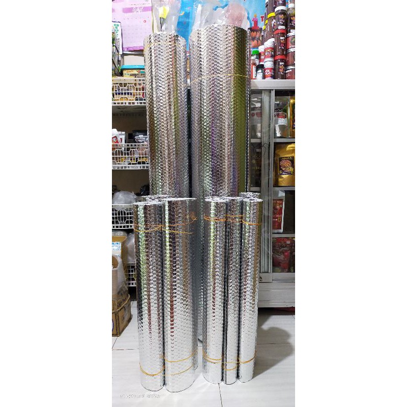 Jual Bubble Alumunium Foil / Background Aquarium 1M x 60cm Shopee