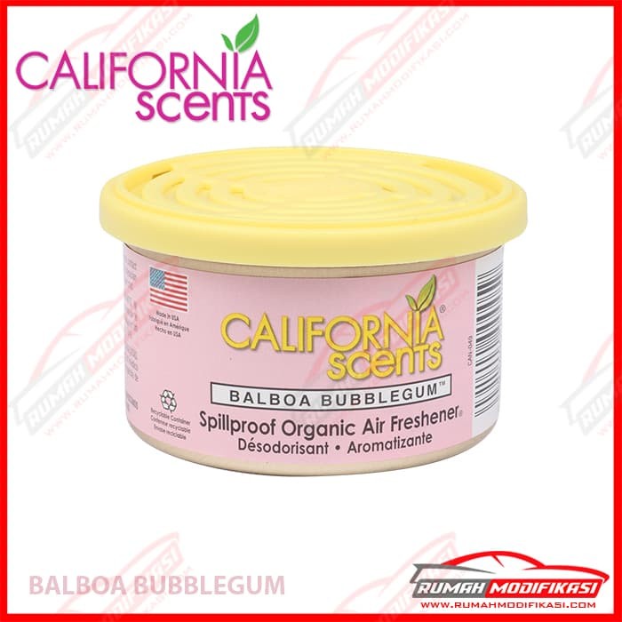 Jual MOBILPARFUM PARFUM CALIFORNIA SCENTS BALBOA BUBBLEGUM
