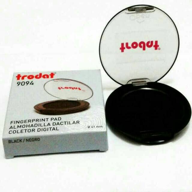 Jual Tinta Stamp Sidik Jari Cap Jempol Trodat Finger Print Pad Hitam