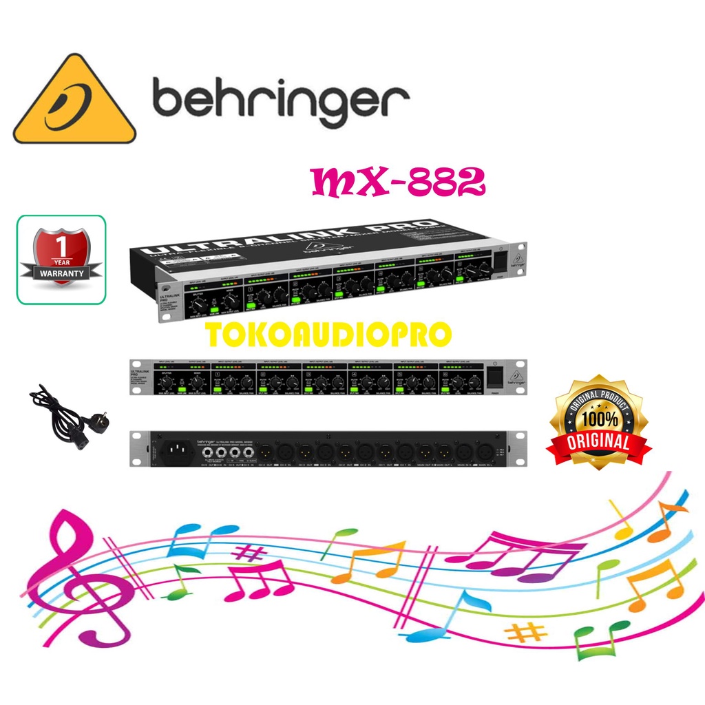 Jual Behringer MX882 V2 Ultra Flexible 8 Channel Splitter/Mixer