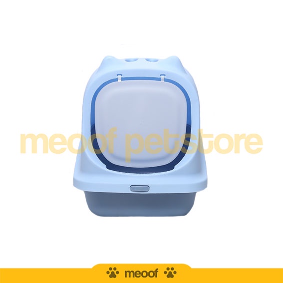 Jual Cat Ear Enclosed Cat Litter Box Shopee Indonesia
