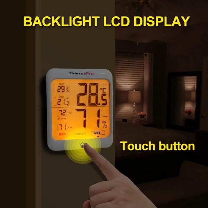 Jual Thermopro Tp53 Digital Indoor Thermometers & Hygrometers Weather