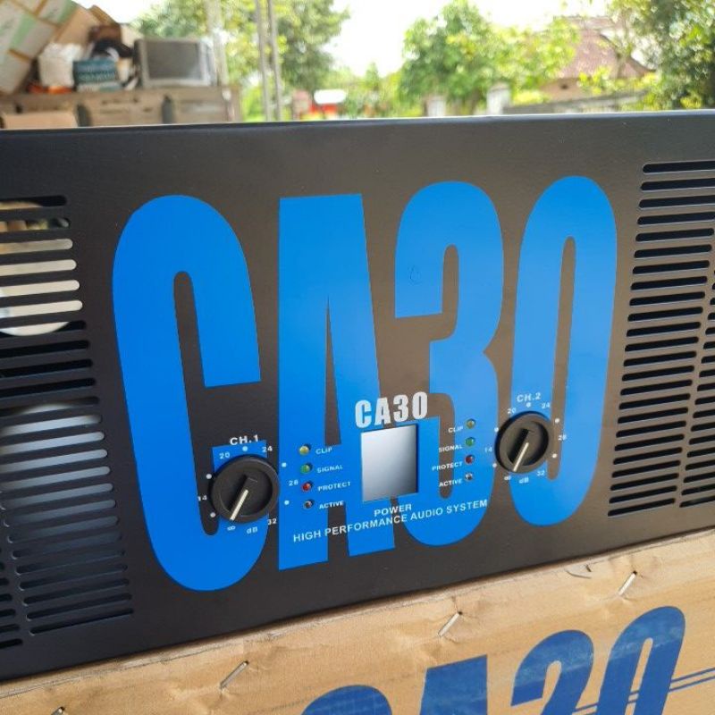 Jual BOX POWER AMPLIFIER CA30 / CA30 PLUS KNOP PLUS INDIKATOR SIGNAL