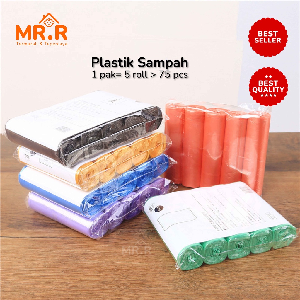 Jual Kantong Plastik Sampah Roll Gulungan Rumah Tangga Dapur Plastik