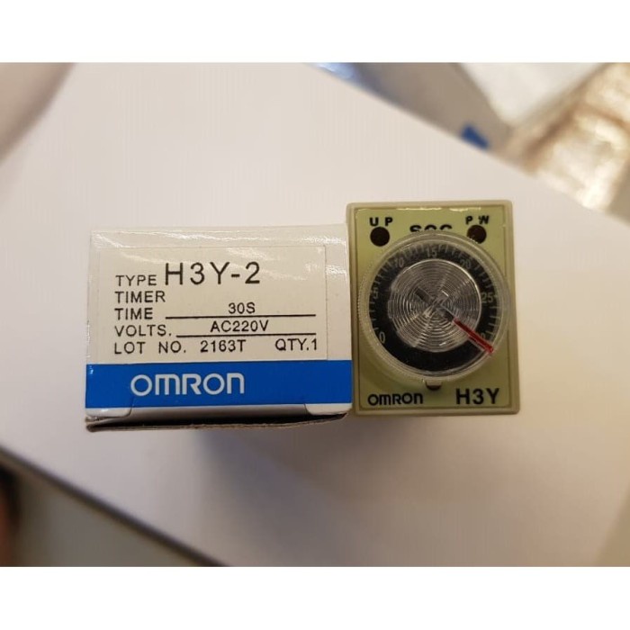 Jual Timer Omron H3Y2 Delay Timer Relay 220V 30 dan 60 Detik Shopee