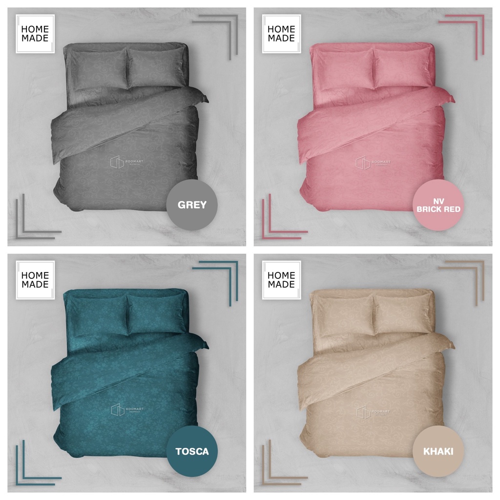 Jual Bed Cover Home Made Polos Emboss Ukuran 180x200 King Bedcover Set Elegant Homemade Embos