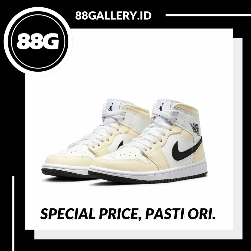 Jual Air Jordan 1 Mid Coconut Milk (W) Shopee Indonesia