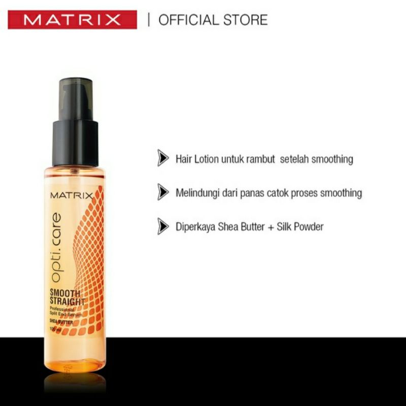 Jual MATRIX OPTICARE SERUM SMOOTH STRAIGHT 100ML Ags 2024 Sold