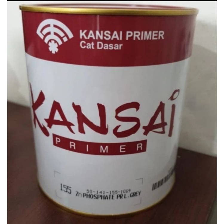 Jual Cat Zincromate / Anti Karat Merk Kansai 155 Light Grey 5Kg