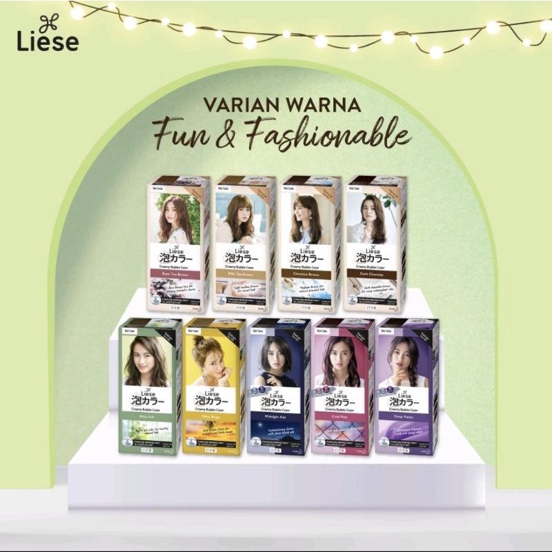 Jual Liese Prettia hair colors ORIGINAL BPOM/pewarna rambut liese/liese