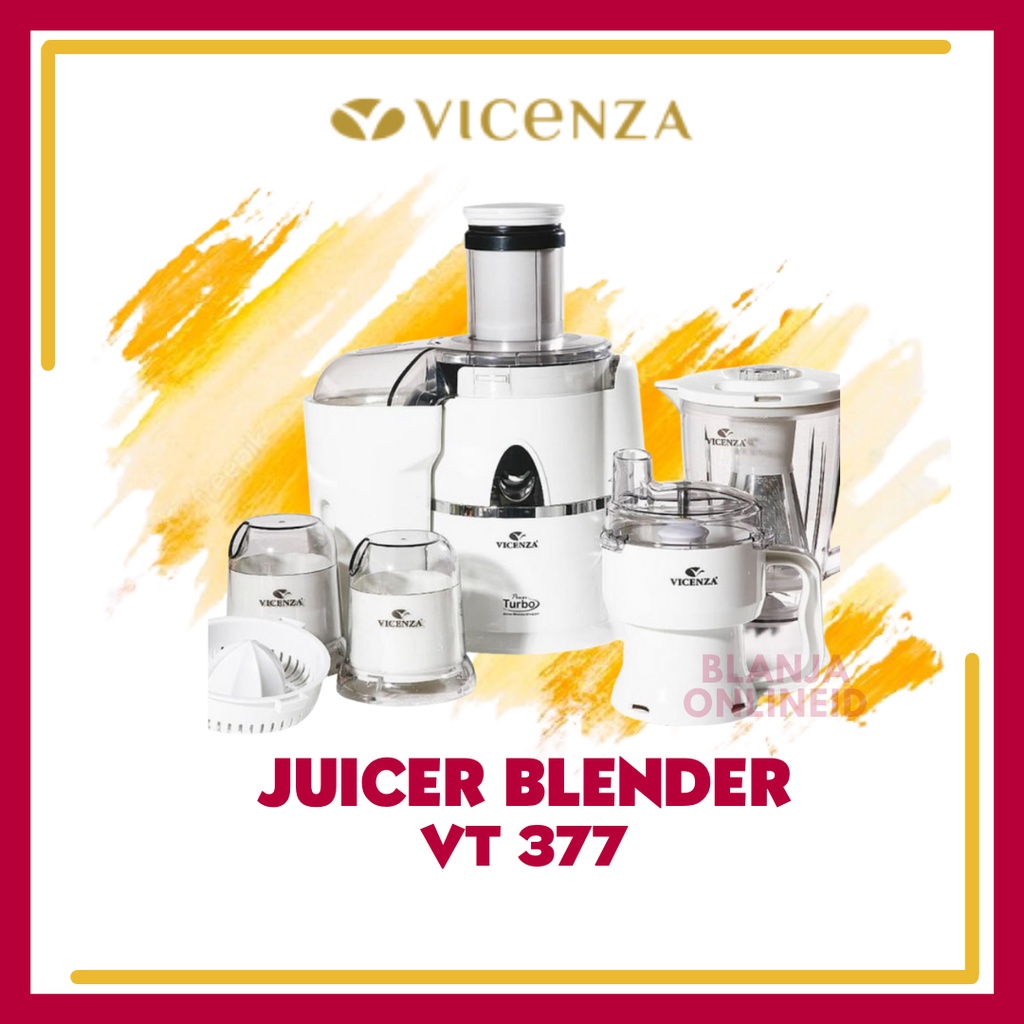 Jual Vicenza Juicer Blender VT337/VT337 Blender 7 in 1 Juicer Chopper