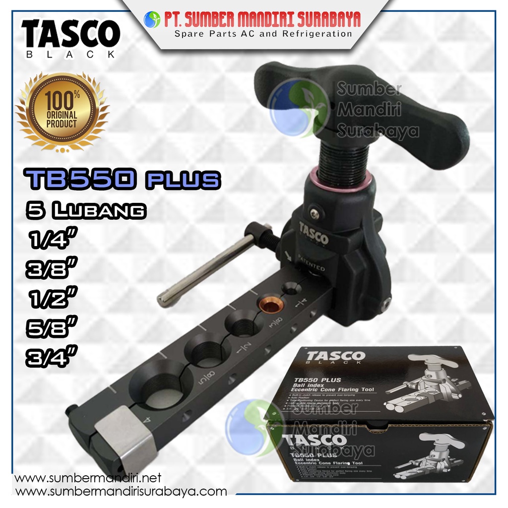 Jual Flaring Tools TASCO ECCENTRIC TB550 Plus / Swaging Tools / Alat