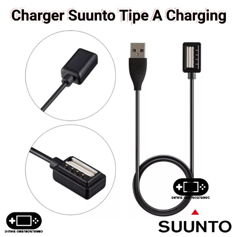 Jual Charger Smartwatch Suunto Tipe A Charging Kabel Spartan 9 Baro EON Core D5 Ambit 4 Wrist HR