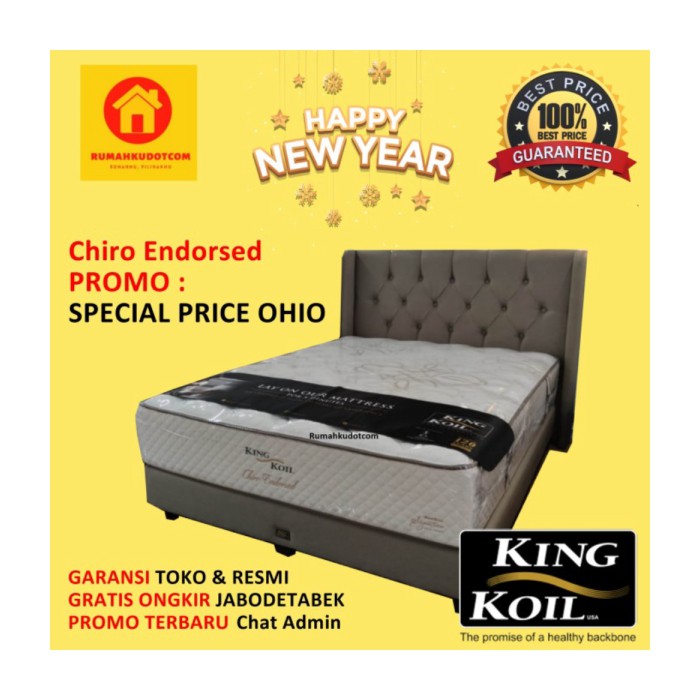 Jual KASUR KING KOIL CHIRO ENDORSED KING KOIL SIGNATURE COLLECTION