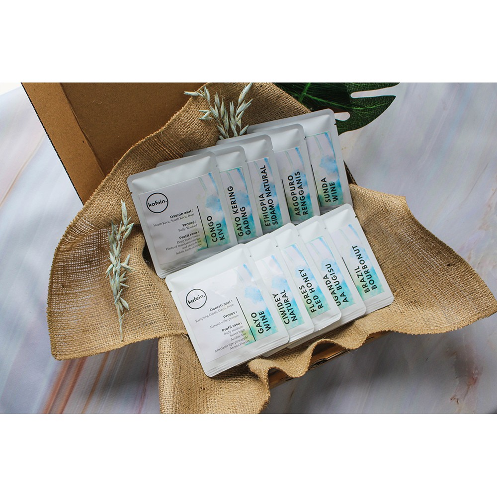 Jual Kopi Seasonal Sekali Seduh 10 sachet Kafein Shopee Indonesia