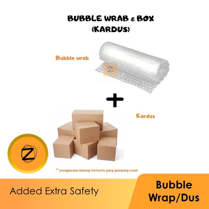 Jual BIAYA PACKING ATAU UNTUK PENAMBAHAN EXTRA BUBBLE WRAB DAN KARDUS