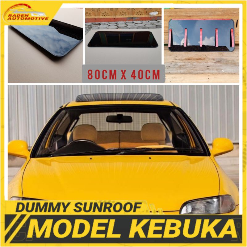 Jual Sunroof Variasi Model Buka Dummy Sunroof Model Kebuka 80cm x 40cm