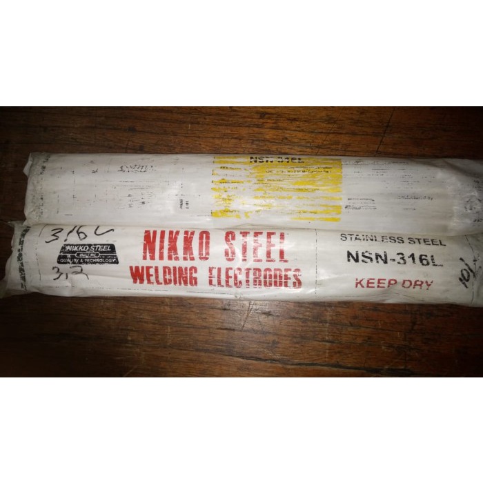 Jual Nikko steel welding electrode NSN316L 1KG Shopee Indonesia