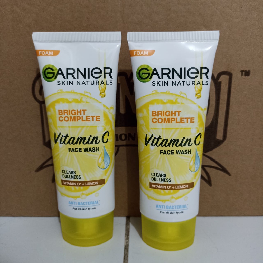 Jual Garnier Bright Complete Vitamin C Face wash 100ml (Expired 2025