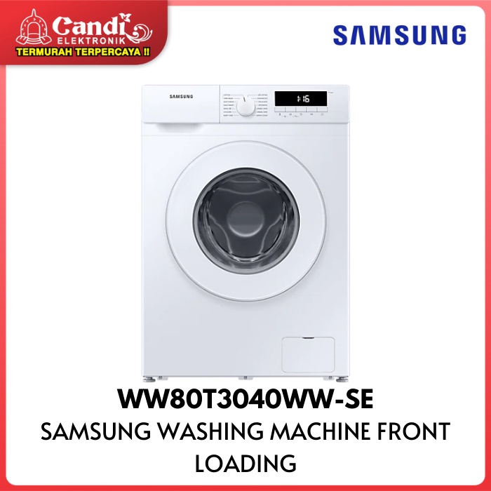 Jual SAMSUNG Mesin Cuci Front Loading 8 Kg WW80T3040WWSE Quick Wash