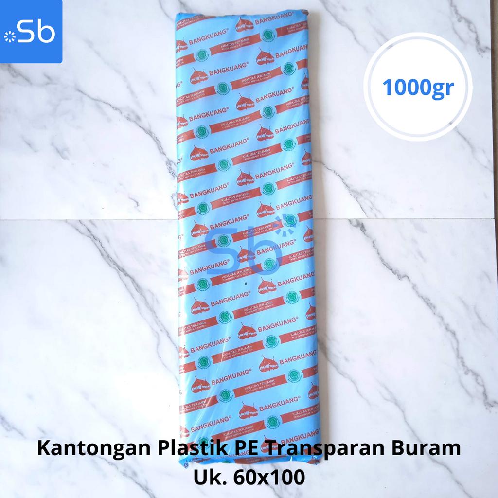 Jual Kantong Plastik PE Transparan Buram Cap Singa Laut / Bangkuang