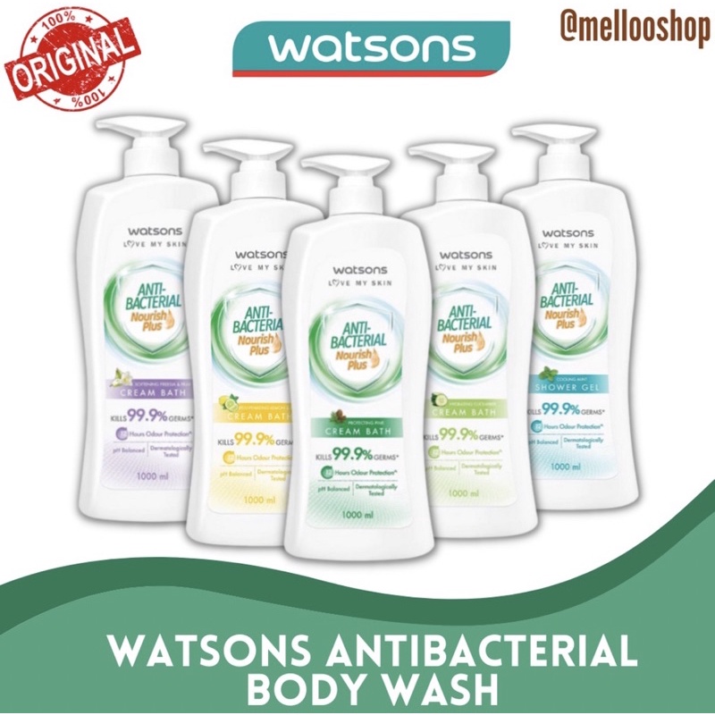 Jual Watsons Shower Gel Anti Bacterial 1000ml Body Wash Sabun Mandi Watsons Shopee Indonesia