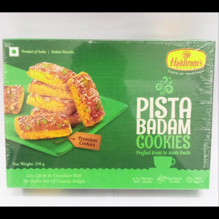 Jual HALDIRAMS PISTA BADAM COOKIES 250 GM Shopee Indonesia