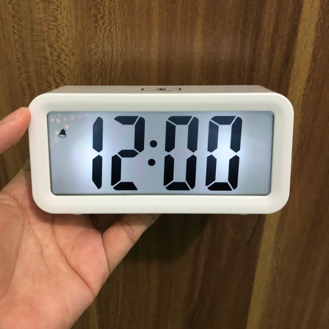 Jual Miniso LCD Clock White Shopee Indonesia