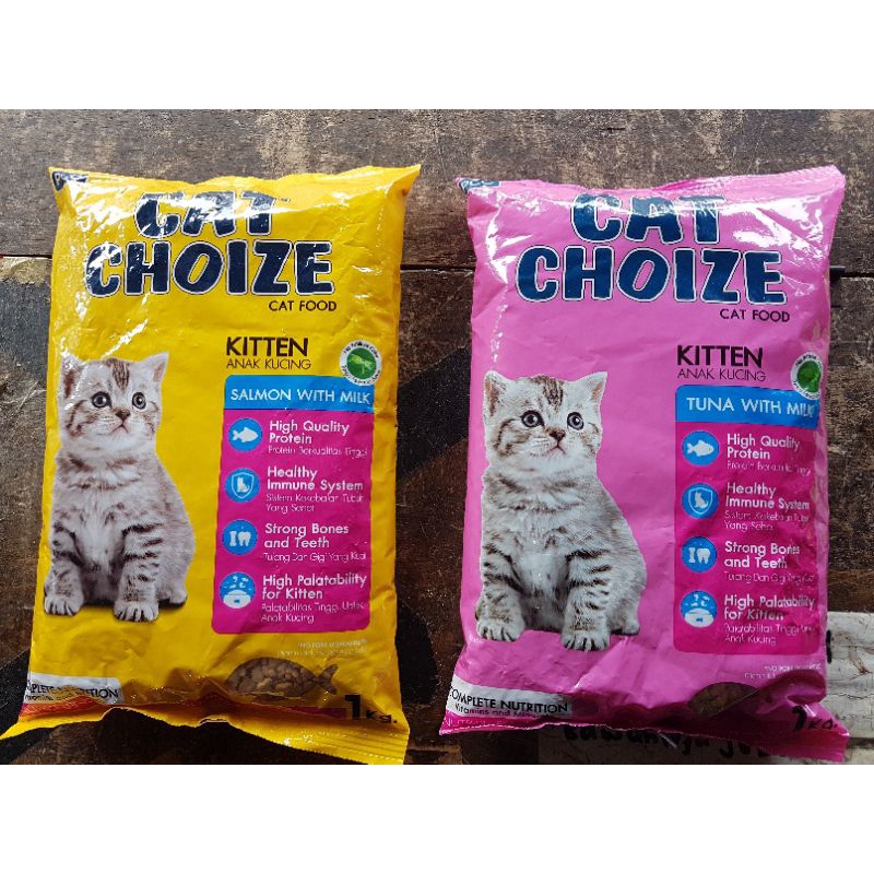Jual CAT CHOIZE CATFOOD KITTEN 1KG Shopee Indonesia