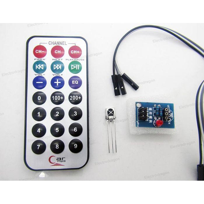 Jual Infrared Remote Control HX1838 Receiver Module IR Wireless Kit NEC