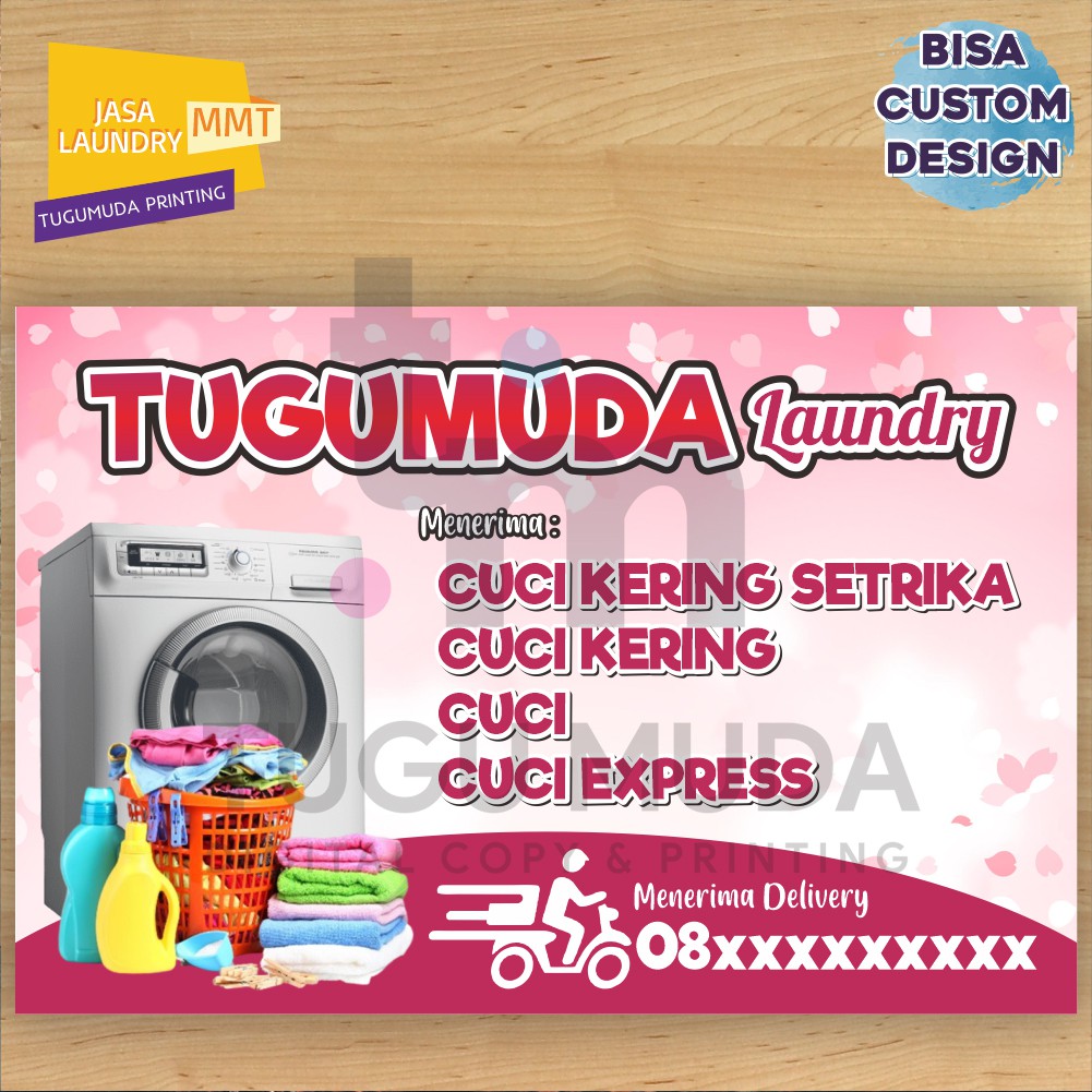 Jual Cetak SpandukBannerMMT LAUNDRYCUCI EXPRESSCUCI KERINGKILOAN