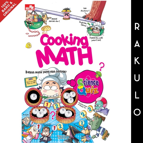 Jual Buku Science Quiz Cooking Math Glsongi (via Carrot Korean