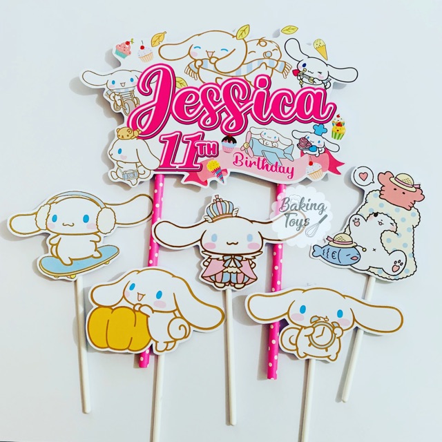Jual Cinnamoroll Topper Cake / Hiasan Kue / Birthday | Shopee Indonesia