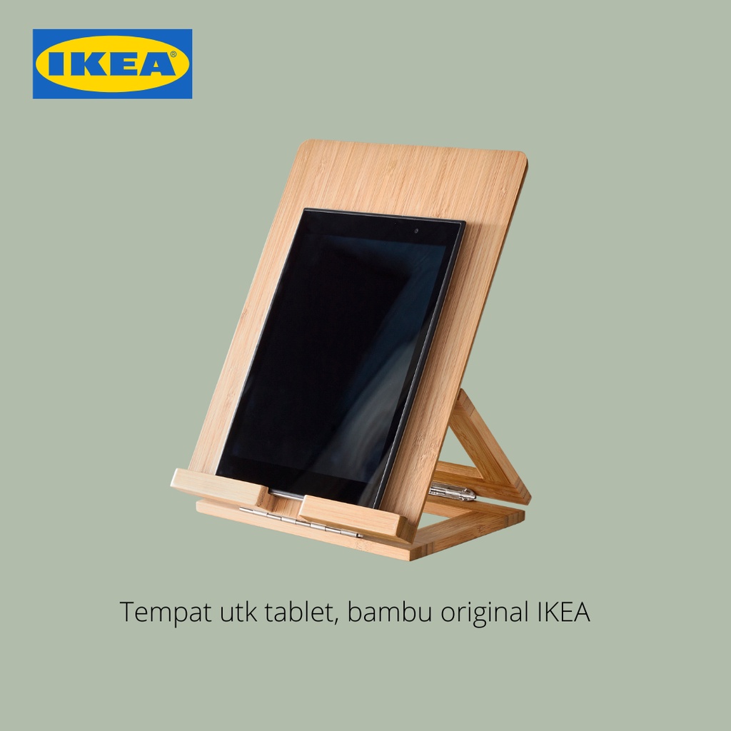 Jual GRIMAR Tempat utk tablet, bambu original IKEA Shopee Indonesia