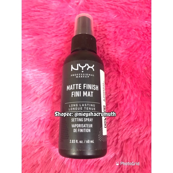Jual NEW NYX MATTE FINISH FINI MAT LONG LASTING LONGUE TENUE SETTING SPRAY 60 mL Shopee Indonesia