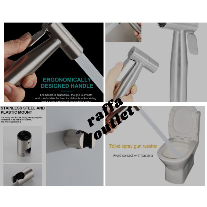 Jual jet shower toilet stainless sus 304bidet toiletshower cebok Shopee Indonesia