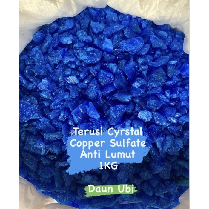 Jual Copper Sulfate / Terusi / Copper Sulphate / Terusi Crystal 1KG