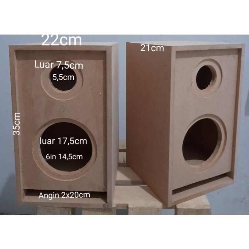 Jual Box speaker 6in 2way bahan mdf tebal halus padat Shopee Indonesia