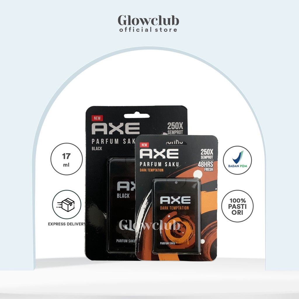 Jual Axe Pocket Parfum Saku Pria Axe Black / Axe Coklat Chocolate Dark