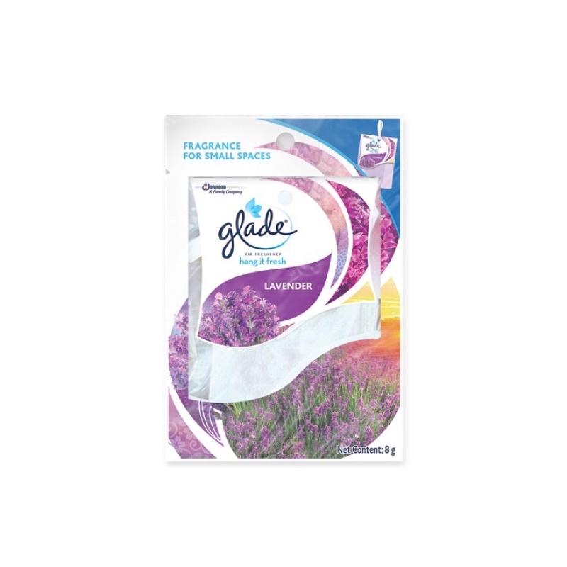 Jual Glade Hang It Fresh Air Freshener Lavender 8 gr Gantungan parfum